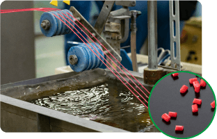 製成塑膠顆粒（顆粒化）